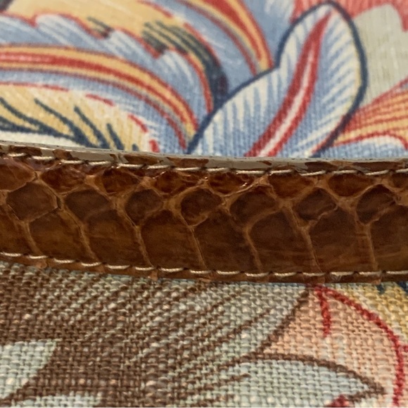 Rayman Ridless Women's Belt Genuine Snakeskin SZ Medium Color brown 32.5” - Picture 4 of 8